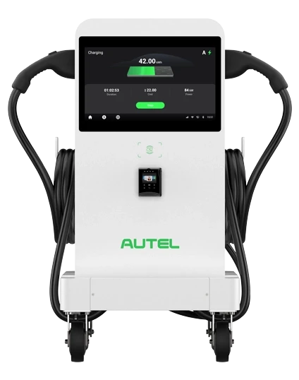MaxiCharger DC Compact Mobile - 40 kW movil con ruedas